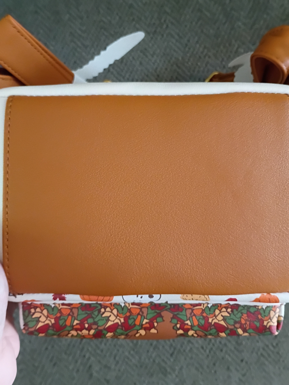 Snoopy Loungefly Peanuts Fall Vegan Leather Mini Backpack New With Tags Cozy - Picture 8 of 13